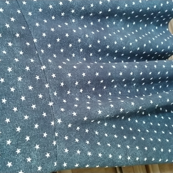 Rebel sugar Xs dress. Dark blue with white stars, flowy/ stretchy material! - Picture 5 of 5